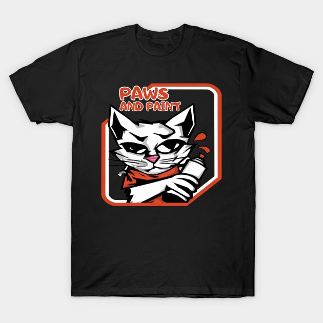 Feline street art T-Shirt by Ilustradamus